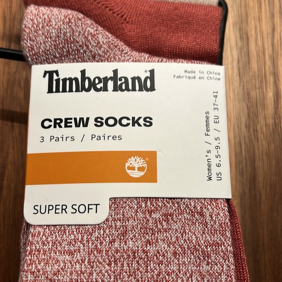 NEW Timberland Women’s Super Soft Crew Socks 3pk - Picture 2 of 7